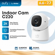 [TOP PICK] eufy Security Indoor Cam C220, 2K Resolution Security Camera with 360 Horizontal View