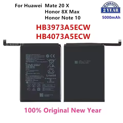 100% Orginal HB3973A5ECW HB4073A5ECW 5000mAh Battery For HUAWEI Honor 8X Max/Honor Note 10 /Mate 20X
