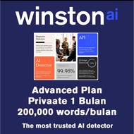 Winston AI Detector Advanced Plan 1 Month