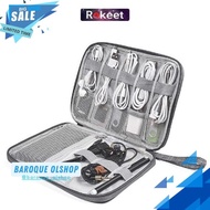 ROKEET Gadget TRAVEL BAG Gadget ORGANIZER BAG POWERBANK POUCH WATERPROOF CHARGER Cable