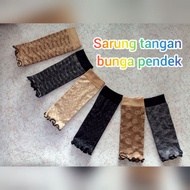 🔥Ready Stock🔥Handsock  Pendek Bunga Handsock tebal Pendek Handsock Muslimah