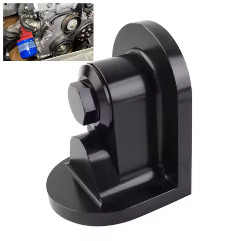 Black Aluminum 90-Degree Oil Filter Relocation Adapter for Honda Civic (EG, EK) with K, B, D, H, F S