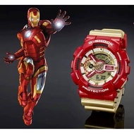 JAM TANGAN IRON MAN CASI0 GSH0CK...GA110 DUAL TIME RUBBER STRAP WATCH