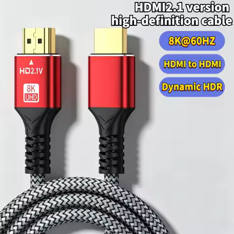 48Gbps HDMI Compatible Cable 8K 60Hz 0.5m 1m 1.5m 2m HDMI Compatible 2.1 Cable 4K 120Hz HDR 3D Effec
