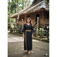 BORNEO DRESS TATING LOCENG DRESS V NECK BORNEO DRESS KAAMATAN DRESS DUSUN MODERN DRESS