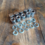 Tubeless rim nuts and bolts, vespa tubeless nuts, retail wholesale