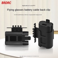 BRDRC DJI AVATA Goggles 2 Flight Glasses Battery Back Clip FPV Battery Hook Winder