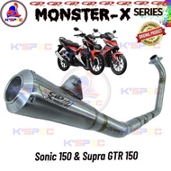 KNALPOT CLD Racing MONSTER X series SONIC 150 R & GTR 150