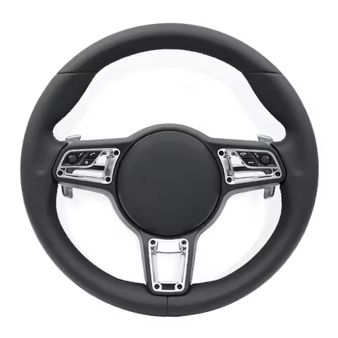 Customized Leather Car Steering Wheel For Porsches 911 996 Cayenne 958 718 Boxster 918 Cayman Macans