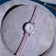 Hermès爱马仕福宝粉钻白金满钻手表 ，2021年购入