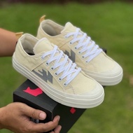 LOKAL Aekoshoes Two Years Cream Lis Grey Men's and Women's Sneakers, Original Indonesian Local Produ