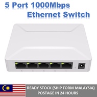 10/100/1000Mbps LAN 8 5 Port Gigabit Network WiFi Switch