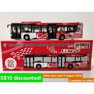 1:110 scale SG60 Singapore Mercedes-Benz O530 Citaro bus model, service 502 express