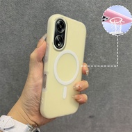 Case For OPPO A98 A97 5G Mobile phone soft shell jelly skin magnetic suction new 2in1 simple mobile 