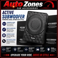6.5" Underseat Active Subwoofer Car Under Seat Subwoofer 6.5inch Woofer Bass Built-In Amplifier