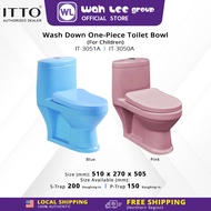 ITTO Wash Down One-Piece Children Toilet Bowl 8" S-Trap IT-3050A IT-3051A WAH LEE STORE