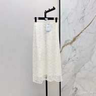 O8Y2 CH'S 26 Spring Summer Industrial Lace Skirt