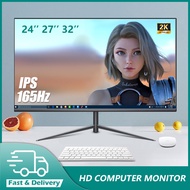 HD 24 Inch Monitor 27/32 Inch 165Hz Curved Borderless Gaming Monitor Black Computer  Monitor