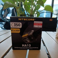 NITECORE Headlamp HA13 for treaking camping climbing night running road trip emergency lighting