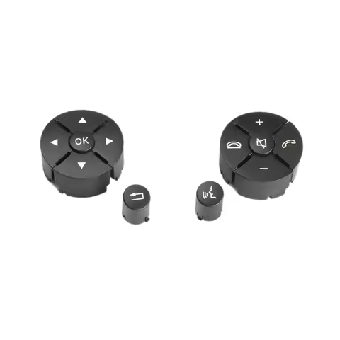 L08A-Car Steering Wheel Switch Cover Trim Control Button Caps For Mercedes Benz C-Class W204 W212 A2
