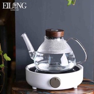 宜龍感溫式加厚耐熱玻璃壺電陶爐提梁燒水煮水壺泡茶壺過濾煮茶器
