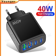 40W Type C Fast Charger PD25W+USB Travel Charging Adoptor Power Adapter For ios Type C Micro Wall Ch