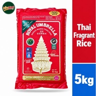 Royal Umbrella Beras 5kg Beras Siam Thailand Beras Wangi Thai Fragrant Rice 5kg Ready Stock