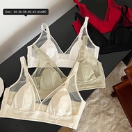 y French Gauze Rabbit Ears Underwear Women Thin Style Wireless Bra EF2B