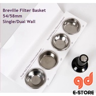 Breville Original Portafilter Basket 58mm/54mm Single/Dual Wall