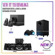 Logitech G560 Lightsync RGB Gaming Speaker & Z625 400w System 2.1 Subwoofer&Optical & Z607 160w Wire