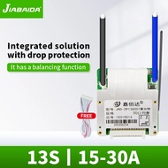JBD 48V BMS 13S 3.7V Papan Perlindungan Li-Ion Lithium BMS 15A 20A 25A 30A Common Balance Untuk Alat