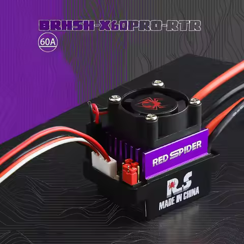RC Hobby 320A ESC Brushed Motor Speed Controller with 2A BEC High Voltage 6-12V Brush ESC For RC Shi