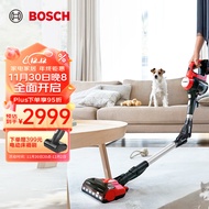 博世（Bosch）可弯折吸尘器手持家用除螨大吸力长续航高效低噪音快速充电节能灵活多用系列 U7红色款-BBS71PETCN