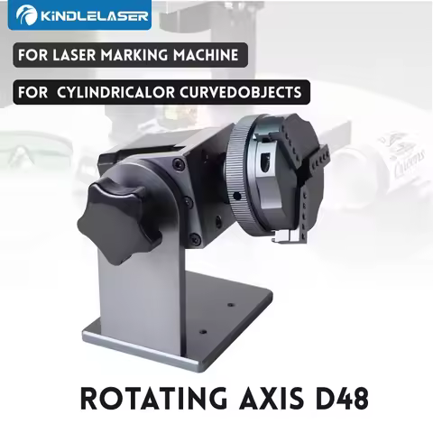 Kindlelaser DAJA Rotary Axis with DM442 Driver Fiber Laser Engraver Marking Machine Rotation Tool fo