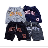 Chicago men's gym sports fitness bulls jumbo running sport shorts
