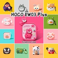 【In Stock】For HOCO EW03 Plus Case Casing Soft Silicone Trendy Ideas Cartoon Earphone Case Cover NO.3