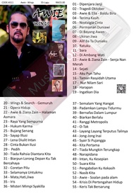 Usb Pendrive Siap Lagu Melayu Awie Wings Koleksi Terbaik Malay Song Music Mp3