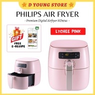 D Young Air Fryer Philips Premium Lychee Pink Digital Airfryer Oil Free Kitchen Appliance