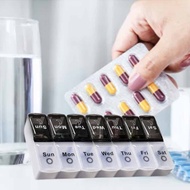 14Slot 7Day Pill Box Dispenser Medicine AM/PM Medication Organiser Week Case