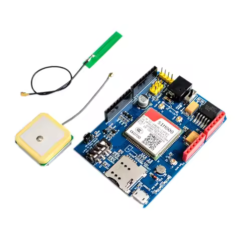 High Quality SIM808 GPRS/GSM+GPS Shield 2 in 1 Shield GSM GPRS GPS Development Board SIM808 Module f