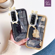 Shadow Rabbit Casing ph Strange Shape for for vivo Y21/S/A/T Y20/S/A/I/G/SG/T Y19 Y17 Y16 Y15/S Y12/A/I Y11/S Y10 4G/5G soft case Cute Girl Mobile Phone Plastic