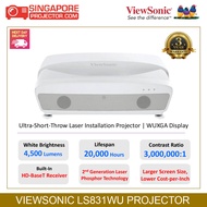 ViewSonic LS831WU 4,500 ANSI Lumens WUXGA Ultra Short Throw Laser Installation Projector