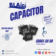 BLAir [STOK SEDIA] CBB61-SH-DB Kapasitor 20uF BLAIR [READYSTOCK] CBB61-SH-DB 20uf Capacitor