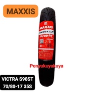 (FREE TIRE VALVE) MAXXIS VICTRA S98ST 70/80 Ring 17 35S TUBELESS TUBE LESS MOTORCYCLE TIRES