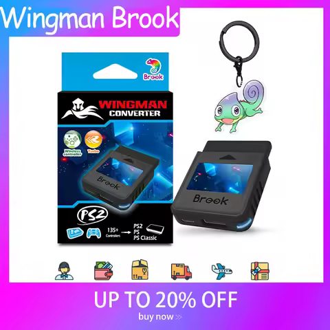 Brand New PS2 Wingman Brook Converter for Xbox Series X/S/One BT model /Elite 1&2/PS5/Switch Pro Con