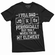Men'S Funny Dad Jokes Chemistry T-Shirt Periodic Table Element Chemist Dad Tee