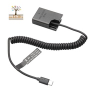 EL14 Dummy Coupler Battery Type-C Spring Cable for  D3100 D3500 D5100 D5200 D5300 D5600 P7000 P7100 