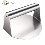 SUEREN Smash Burger Press, No Rust Stainless Steel Stainless Steel Grill Press, Grill Press Round Bu