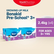 BONAKID PRE-SCHOOL 3+ Powdered Milk Drink for Children Over 3 Years Old 9.6kg [2.4kg x 4]