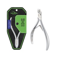 Stainless Steel Cuticle Nipper D-03 JAW 12 | Tajam & Tahan Lama | Lapisan Kelabu | Genggaman Ergonom